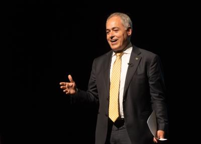 President Cabrera at the Institute Address