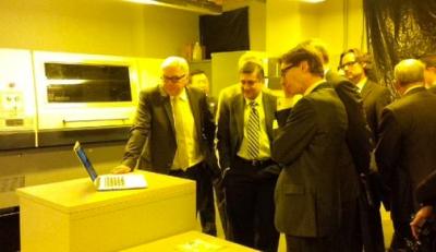 German Foreign Minister Frank-Walter Steinmeier visited GTMI and faculty of the Industrial and Systems Engineering (ISyE) department.