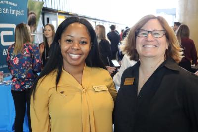 Ashley and Brenda Career Fair