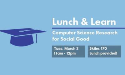 CS Research for Social Good Lunch and Learn