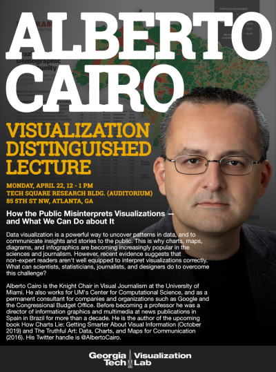Distinguished Visualization Lecture 2019 - Alberto Cairo