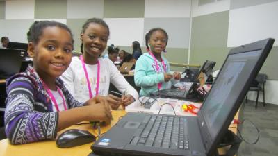 Black Girls Code event participants