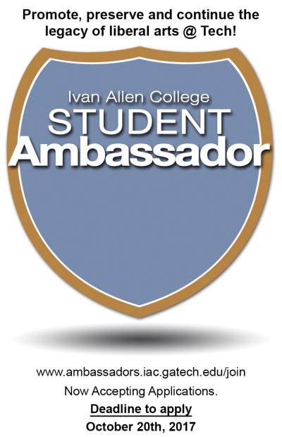 IAC Student Ambassadors Application Fall 2017