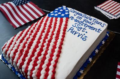 Reenlistment cake