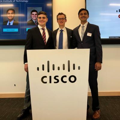 ISyE fifth-years Jorge Cruz Serrallés and Conner Reinhardt and fourth-year Akash Dalal
