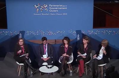 Vicki Birchfield Speaking at Open Government Global Partnership Summit 2016