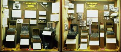 German WWII Enigma machines