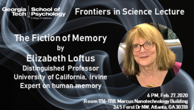 Frontiers in Science Lecture by Elizabeth Loftus