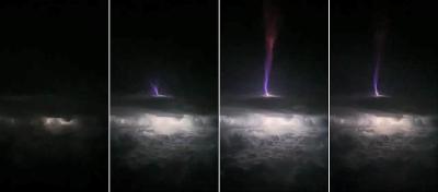 Gigantic jet over Oklahoma