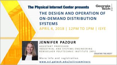 PIC Seminar: The Design and Operation of On-Demand Distribution Systems (A PIC/SCL seminar)