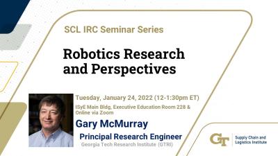 SCL IRC Seminar: Robotics Research and Perspectives