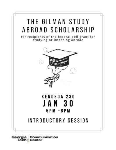 Gilman Workshop Series (Jan. 30, 2020)