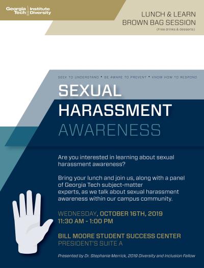 Sexual Harassment Awareness Brown Bag Lunch &amp; Learn