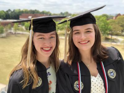 Chloe Thomas and Kayleigh Haskin