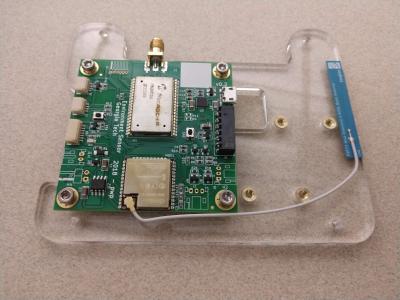Mounted Circuit Board on Laser Cut Acrylic
