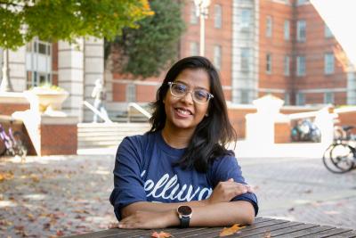 Purna Pratiti Saha is a third-year industrial engineering major and is an RA for Nelson Shell.