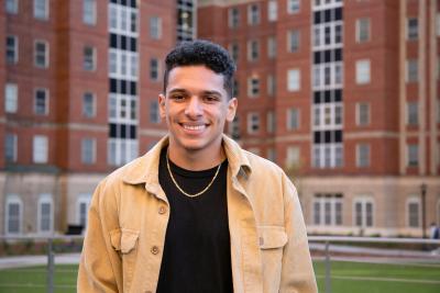 Hector Collazo is a third-year biomedical engineering major and is an RA in North Avenue Apartments South.