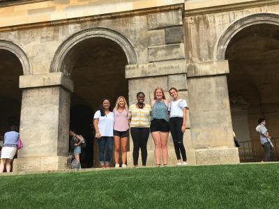 Rebecca Kaufman, Anna Pethel, Leslie Ross, Tate Crymes and Elizabeth Balinao Oxford 2