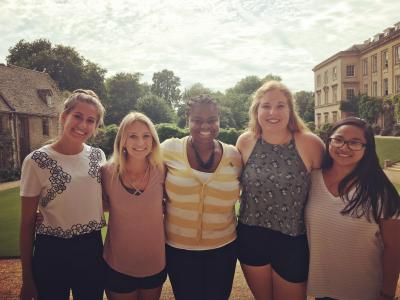 Rebecca Kaufman, Anna Pethel, Leslie Ross, Tate Crymes and Elizabeth Balinao Oxford