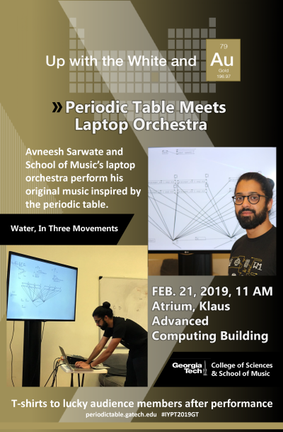Laptop orchestra performs on Feb. 21, 2019.