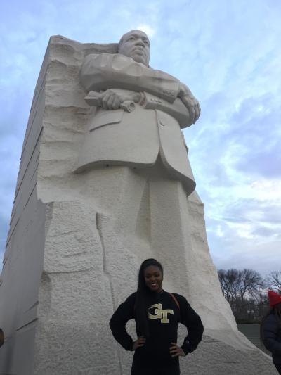 Civil Rights Tour: Khadijah Boles at the King Memorial