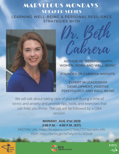 Learning Well-Being and Personal Resilience Strategies with Dr. Beth Cabrera