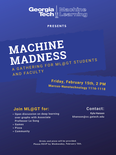 February Machine Madness Poster
