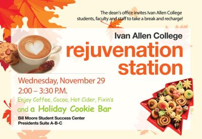 Ivan Allen College ‘Rejuvenation Station’ 2017