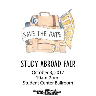 Study Abroad Fair Save the Date