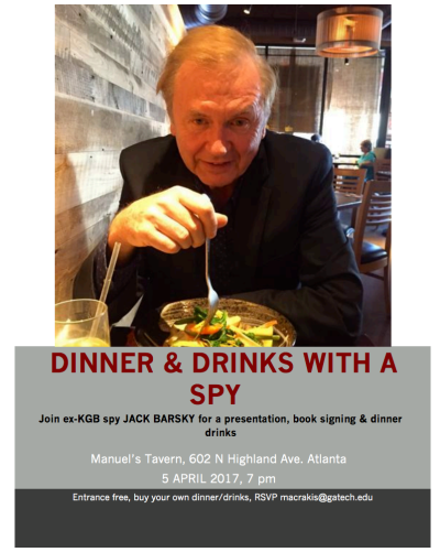 Dinner and Drinks with a Spy