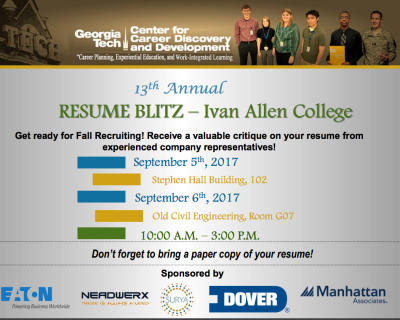 Resume Blitz 2017