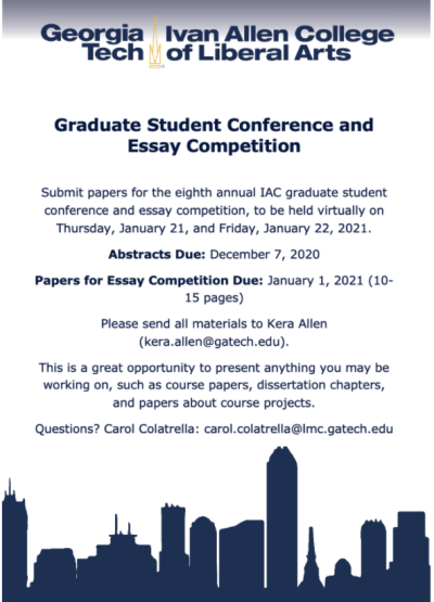 2021 IAC Grad Paper Competition