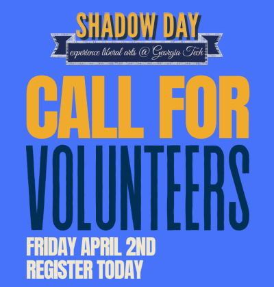 Volunteer for Shadow Day on 4/2/21