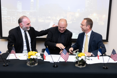 Institut Lafayette, the CNRS, and Université de Lorraine Agreement Signing