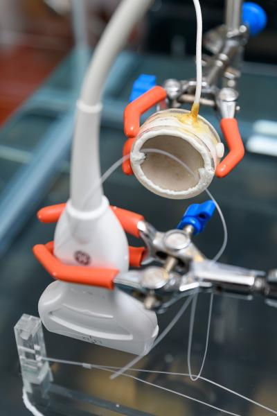 Focused ultrasound in test set-up