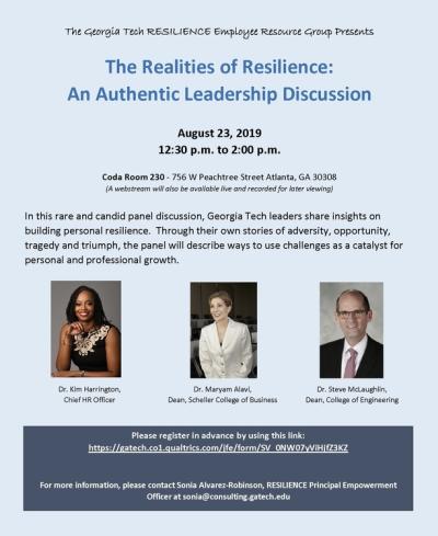 The Realities of Resilience: An Authentic Leadership Discussion
