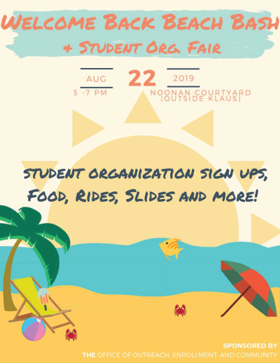 Welcome Back Beach Bash