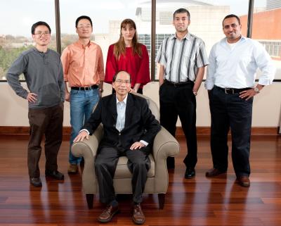 Seated: Jeff Wu. Standing (left to right): Yajun Mei, Ming Yuan, Nicoleta Serban, Roshan Joseph Vengazihiyil, and Nagi Gebraeel.
