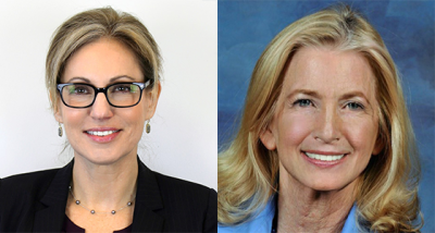 Laura Taylor and Marilyn Brown