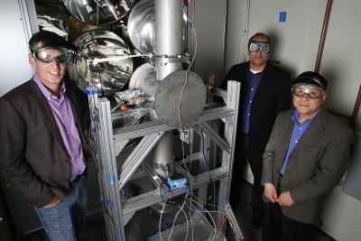 High-flux solar simulator research
