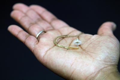 Earring with transdermal patch