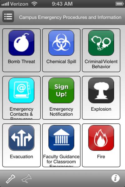 In Case of Crisis App