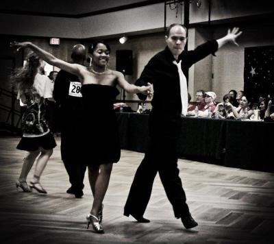 This past spring, Breona and her dance partner, Drew Loney, competed in a dance competition at UNC Charlotte.