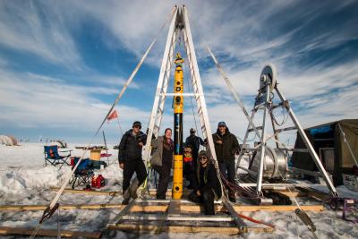 Icefin and team on Thwaites
