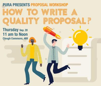 PURA Proposal Workshop 2018