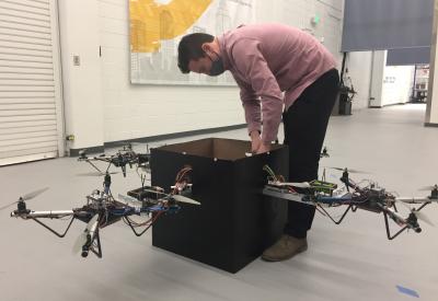 Adjusting drone control system