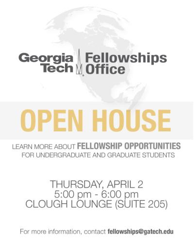 Fellowships Office Open House Flyer