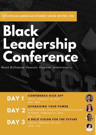 2021 Black Leadership Conference Flyer