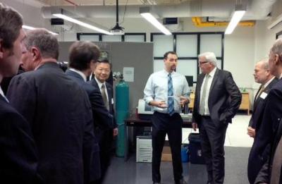 German Foreign Minister Frank-Walter Steinmeier visited GTMI and faculty of the Industrial and Systems Engineering (ISyE) department.