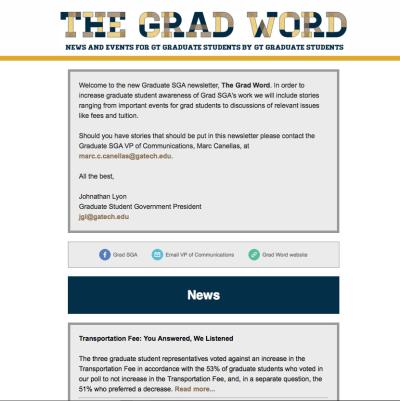 The Grad Word